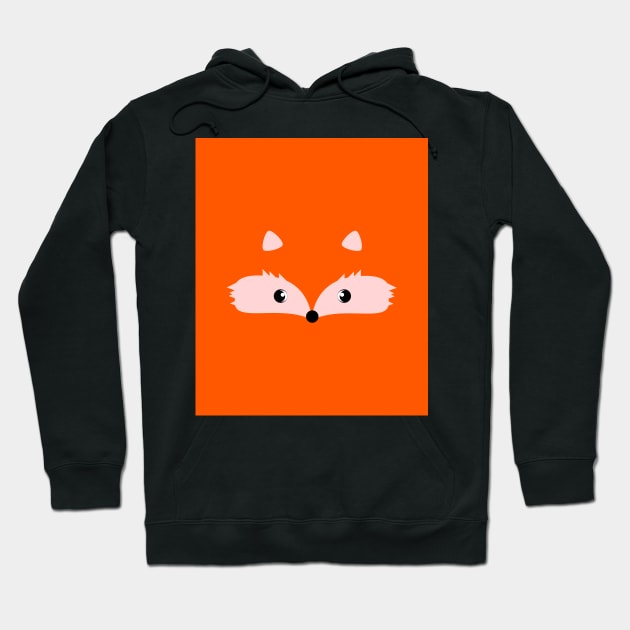 Cute fox face Hoodie by cocodes